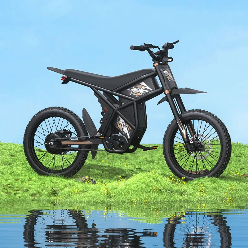 Ridingtimes GT73PRO 60V 36.4Ah High-Speed Electric Bicycle 140km Long-Range Lightweight Off-Road E-Bike