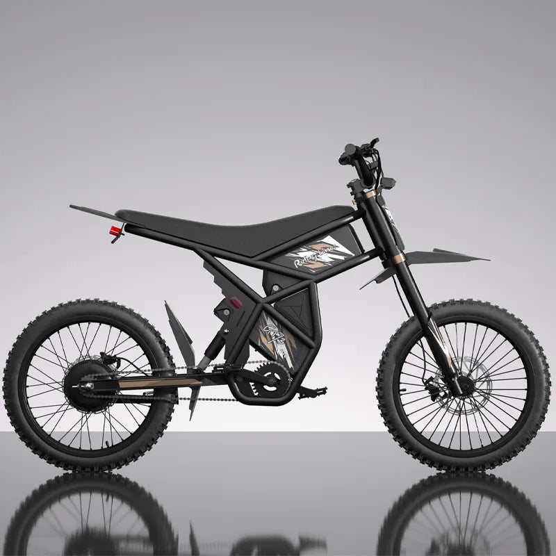 Ridingtimes GT73PRO 60V 36.4Ah High-Speed Electric Bicycle 140km Long-Range Lightweight Off-Road E-Bike