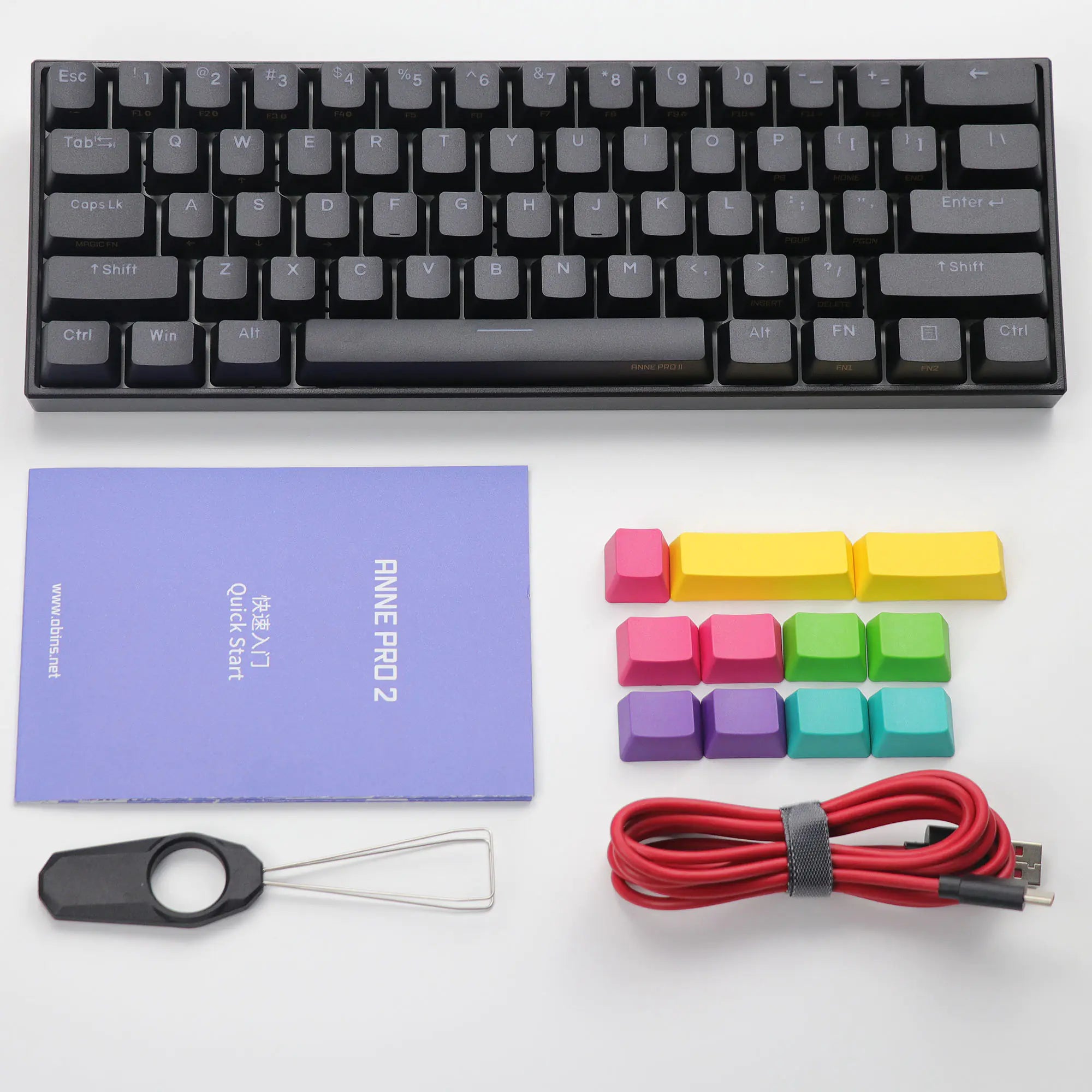 Anne Pro 2 RGB Wireless Mechanical Gaming Keyboard 60%